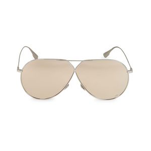 NWT Christian Dior Champagne Mirror Lens Aviator Sunglasses